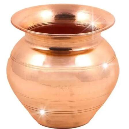 Shubhkart Copper Kalash, Taamba Kalash, Pooja Kalash, 1 pc
