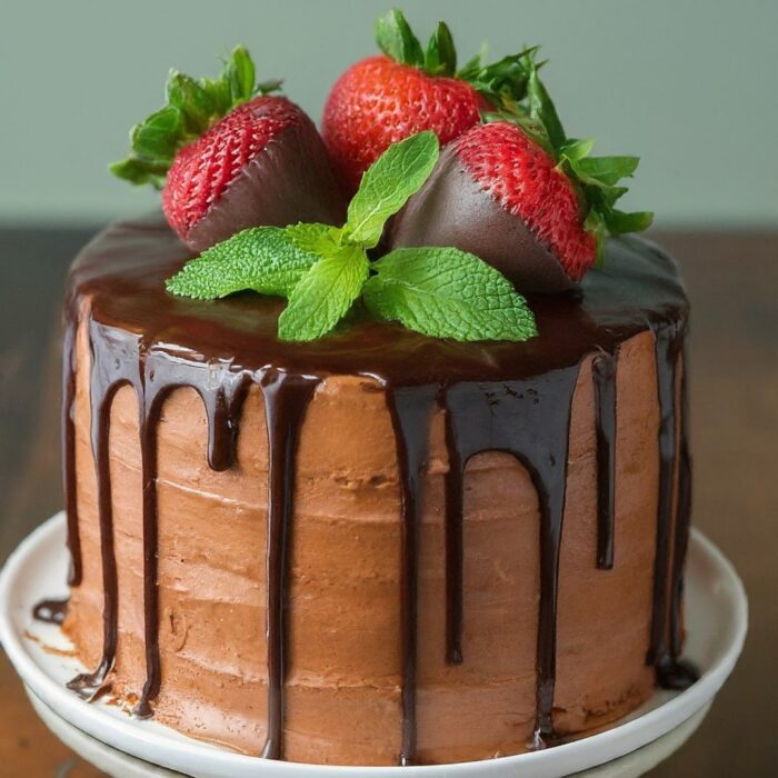 choco strawberry cakes half kg - Image 2