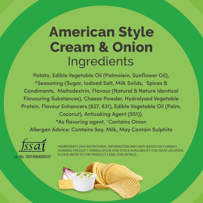 Lay's American Cream & Onion Potato Chips   67 g - Image 4