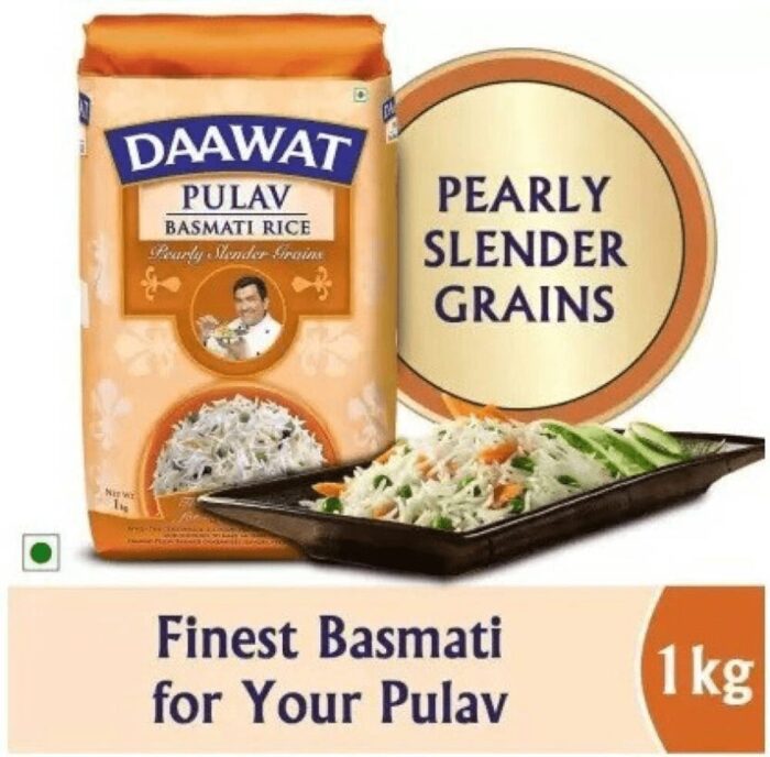 Daawat Pulav Basmati Rice (Long Grain) 1kg - Image 4