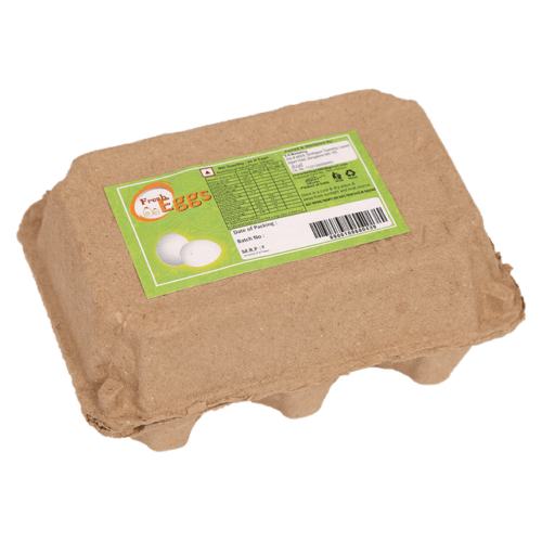 Fresh White Eggs 6 pc