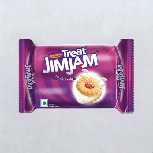 Britannia Treat Jimjam Cream Biscuits  138 gm