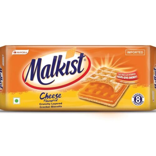 Malkist Cheese Crunchy Layered Crackers 144gm