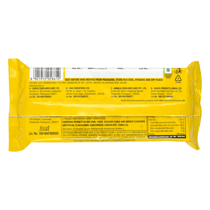 Dukes Waffy Orange Wafers   60 g - Image 2