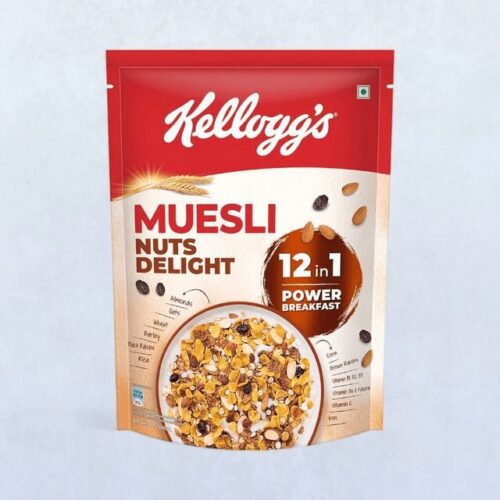 Kellogg’s Muesli Nuts Delight 12-in-1 Power Breakfast  Net Qty: 500 g
