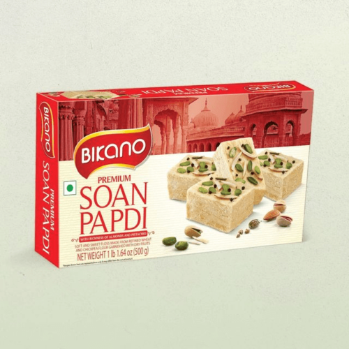 Bikano Soan Papdi Milk Premium  Net Qty: 500 g