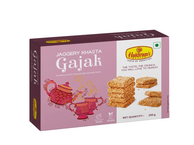 Haldiram's Jaggery Dry Fruit Gajjak  Net Qty: 200 g