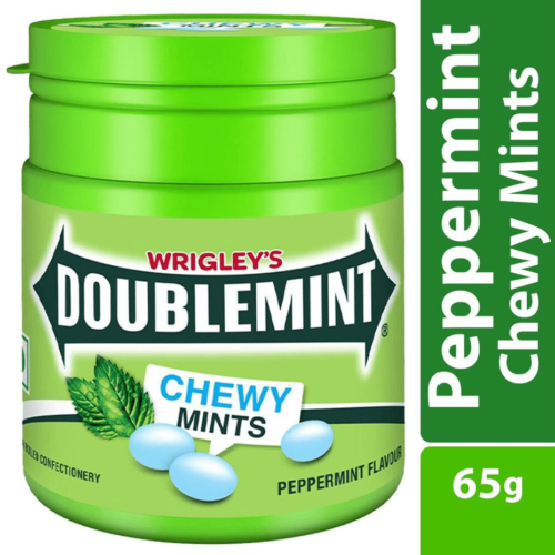Doublemint Peppermint Chewymints Pot Pack Net Qty: 65 g