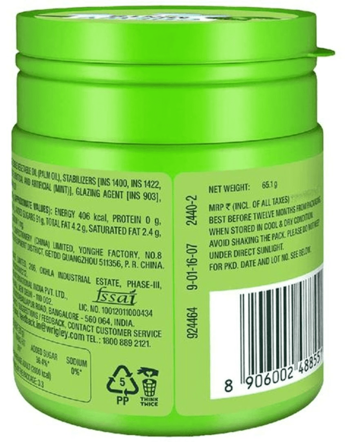 Doublemint Peppermint Chewymints Pot Pack Net Qty: 65 g - Image 2