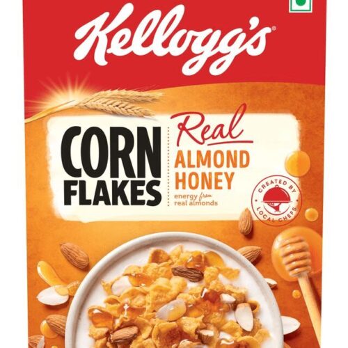 Kellogg's Almond and Honey Corn Flakes  Net Qty: 300 g