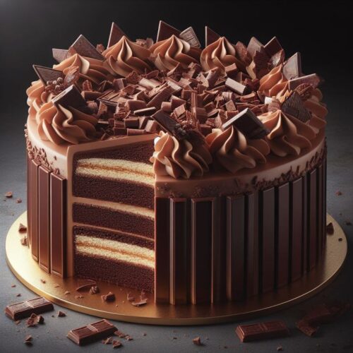 Fresh Choco Flakes Cake - half kg