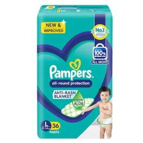 Pampers All Round Protection Pants (L) 36 count (9 - 14 kg)