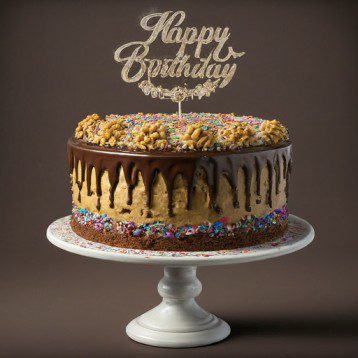 Chocolate Brony Walnut Rabdi Cake half kg